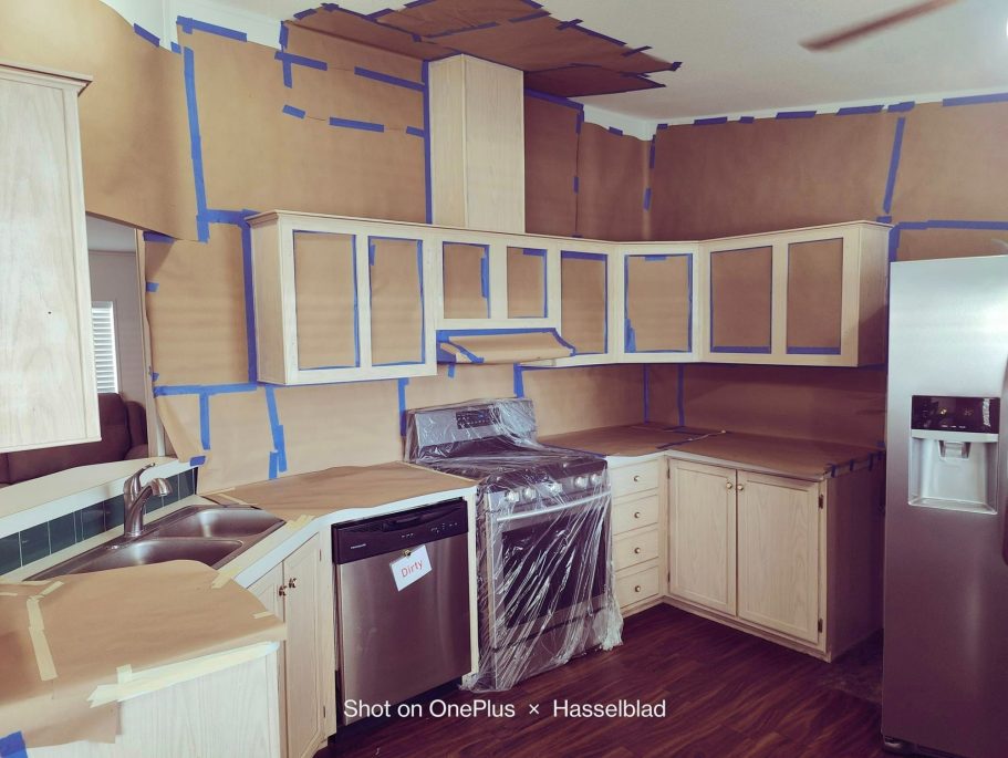 Kitchen Cabinet Paint Prep