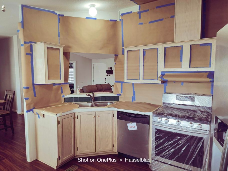 Kitchen Cabinet Paint Prep